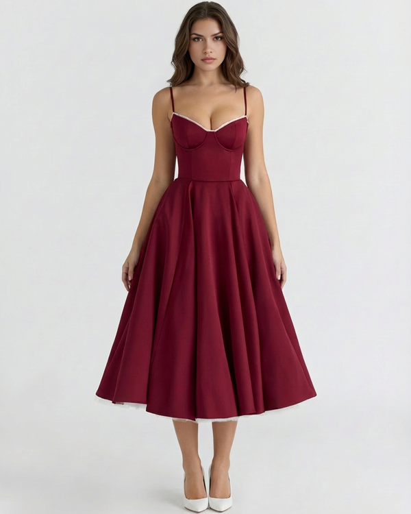 SELARA – Sculpted Oberteil MIDI-KLEID