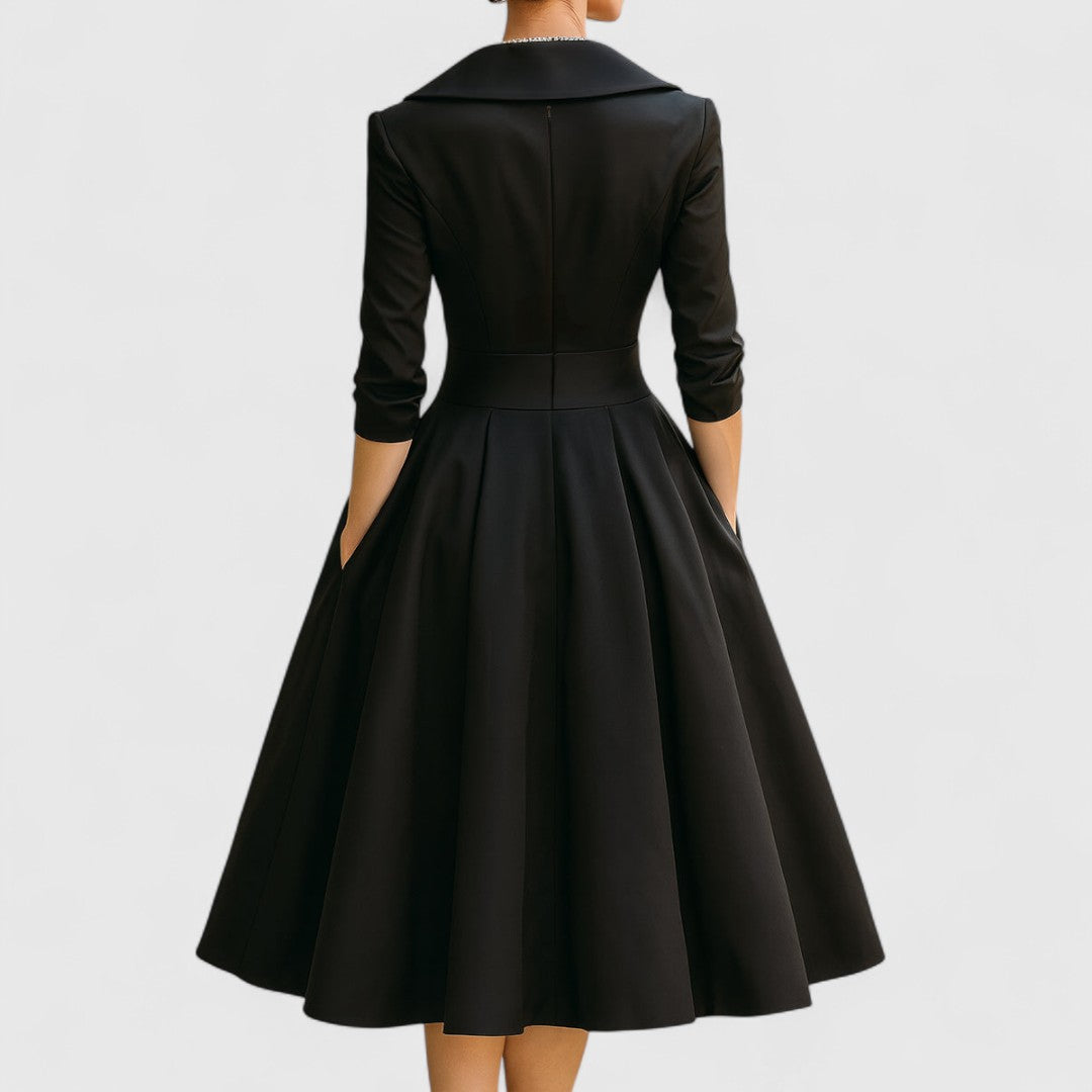 Vivienne | Elegantes Vintage Midi-Kleid