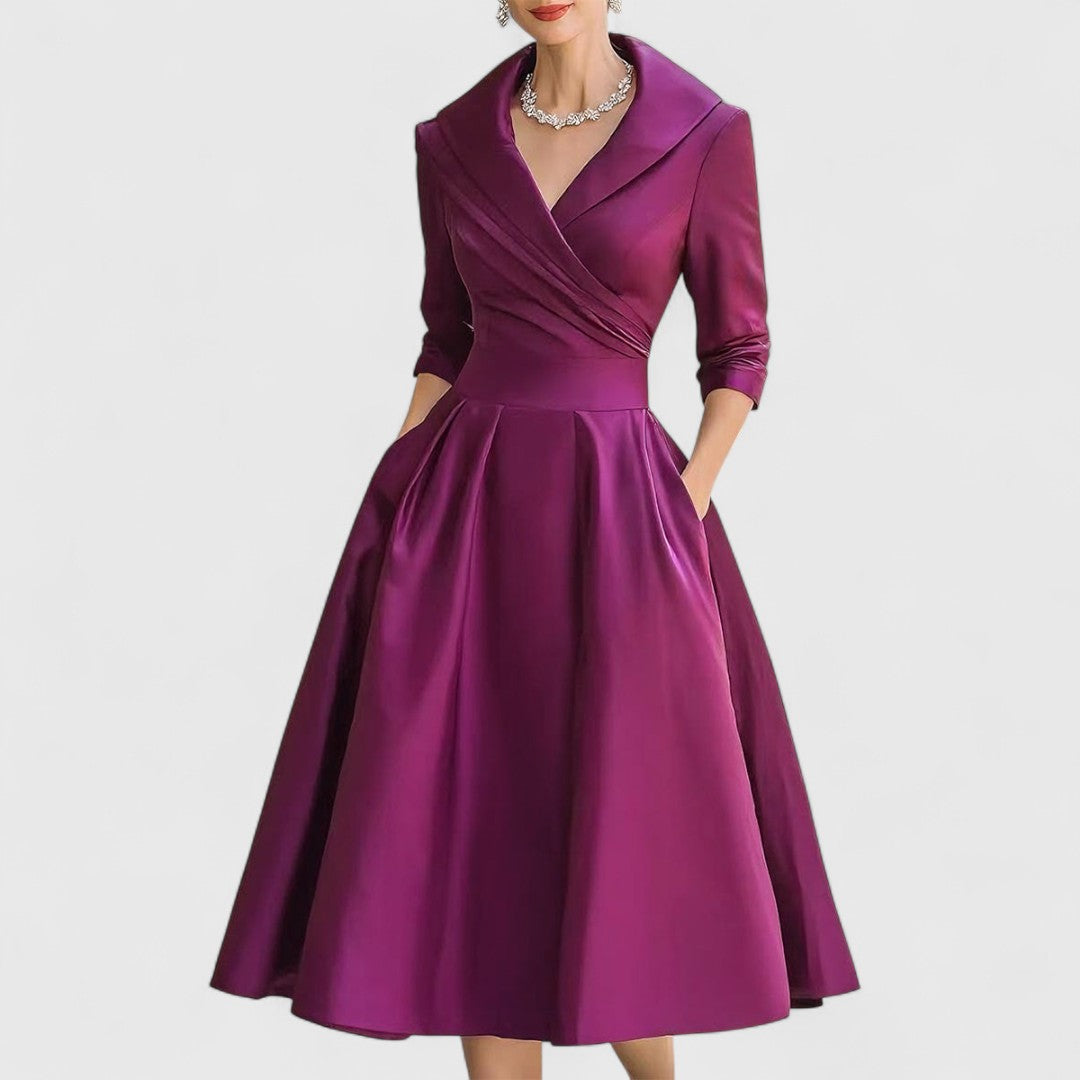 Vivienne | Elegantes Vintage Midi-Kleid