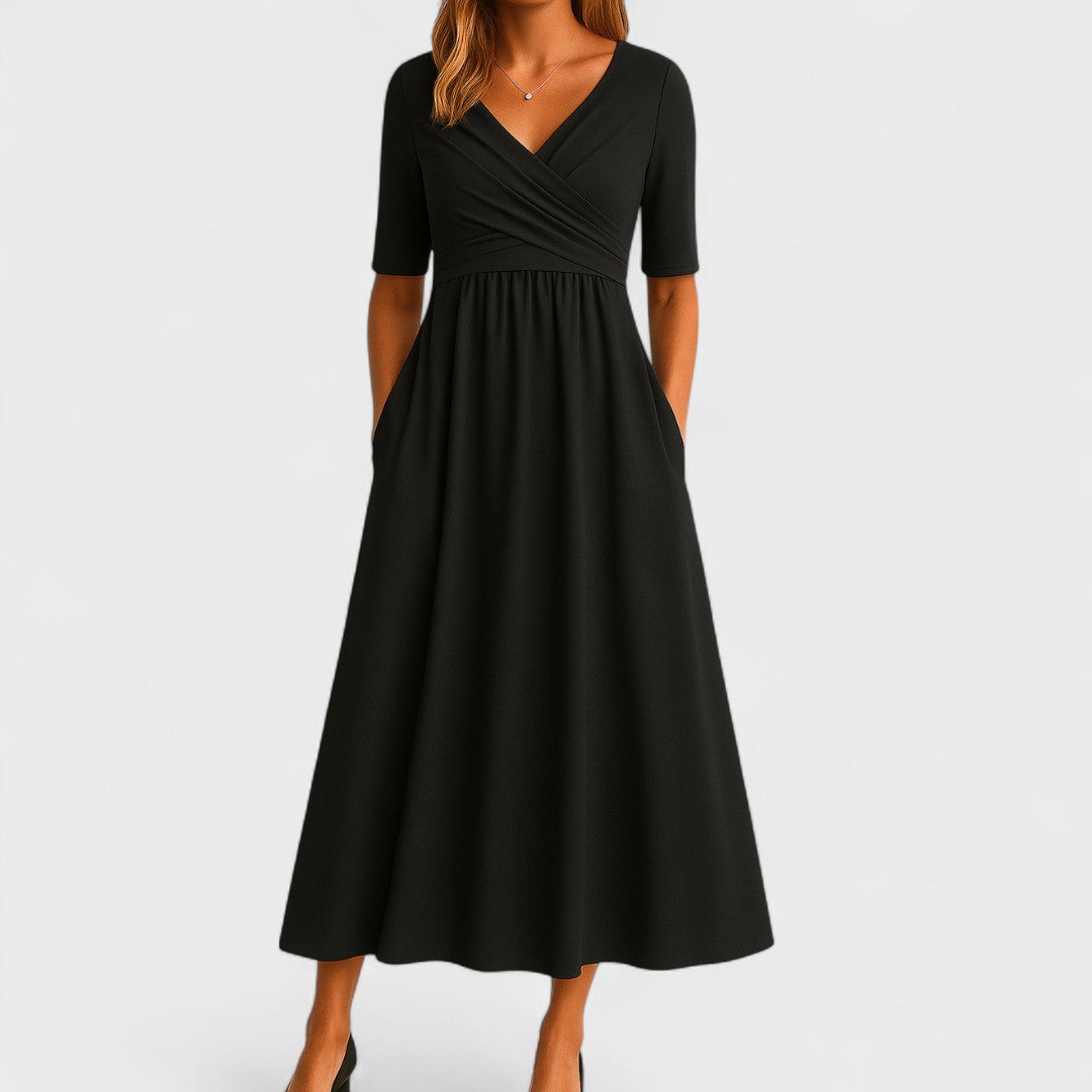 Milina – Elegantes Midi Kleid für jeden Anlass