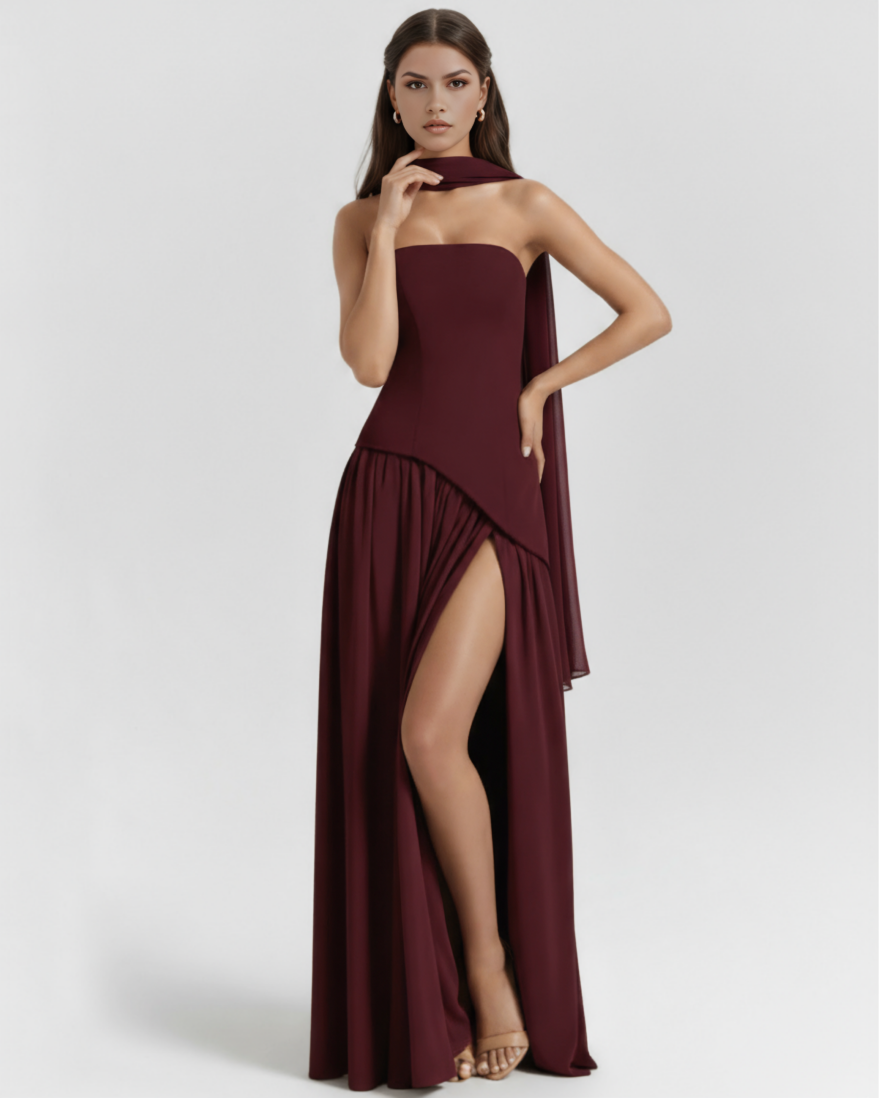 SERENIS – Sculpted Oberteil MAXI-KLEID