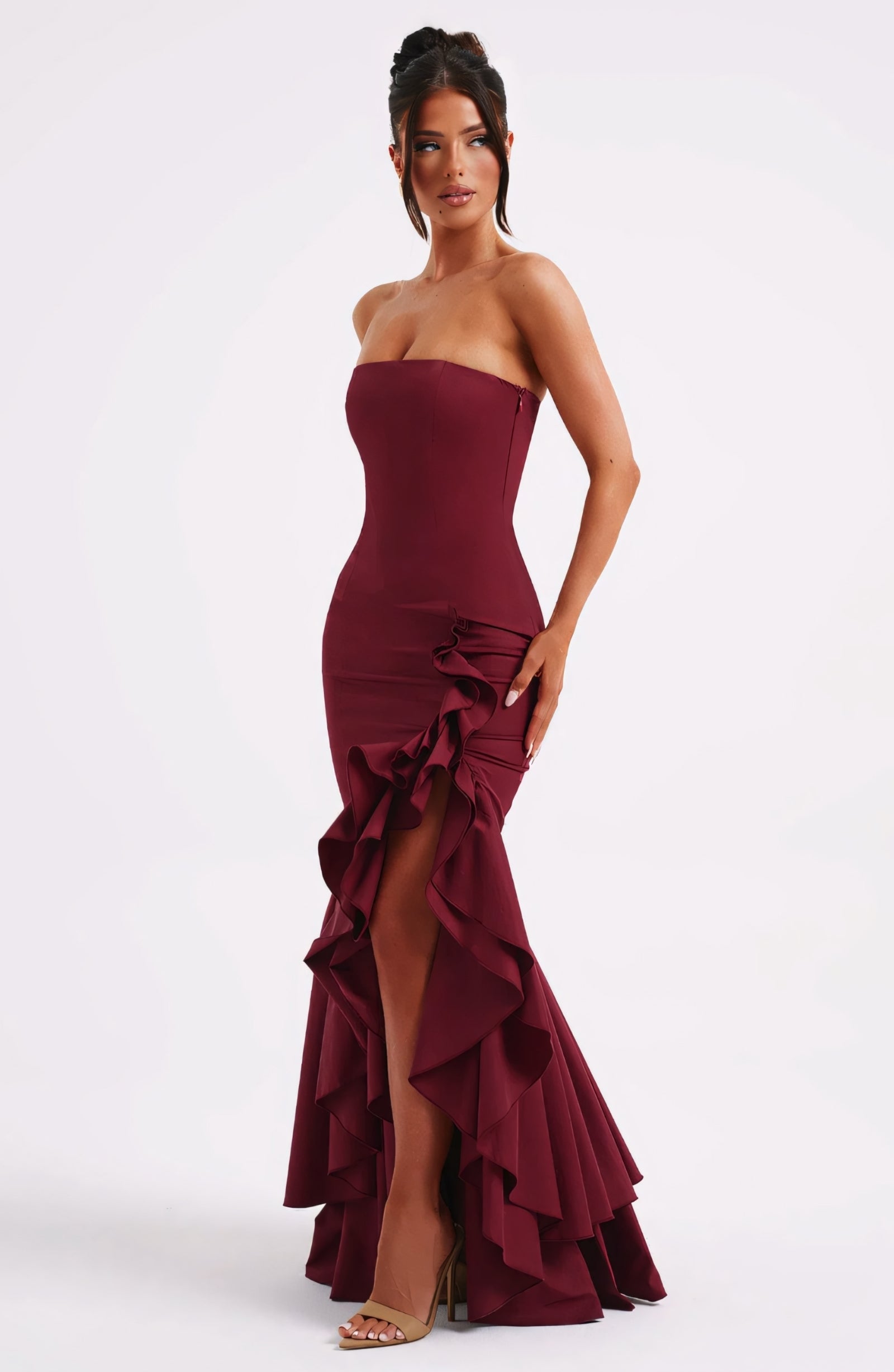 Valoria | Ruffle Maxi Dress