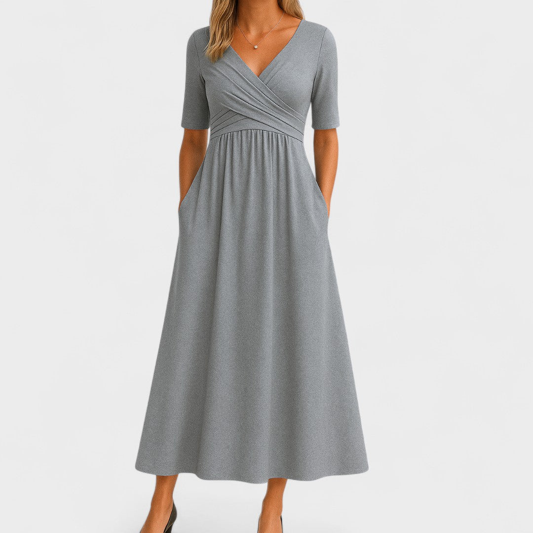 Milina – Elegantes Midi Kleid für jeden Anlass