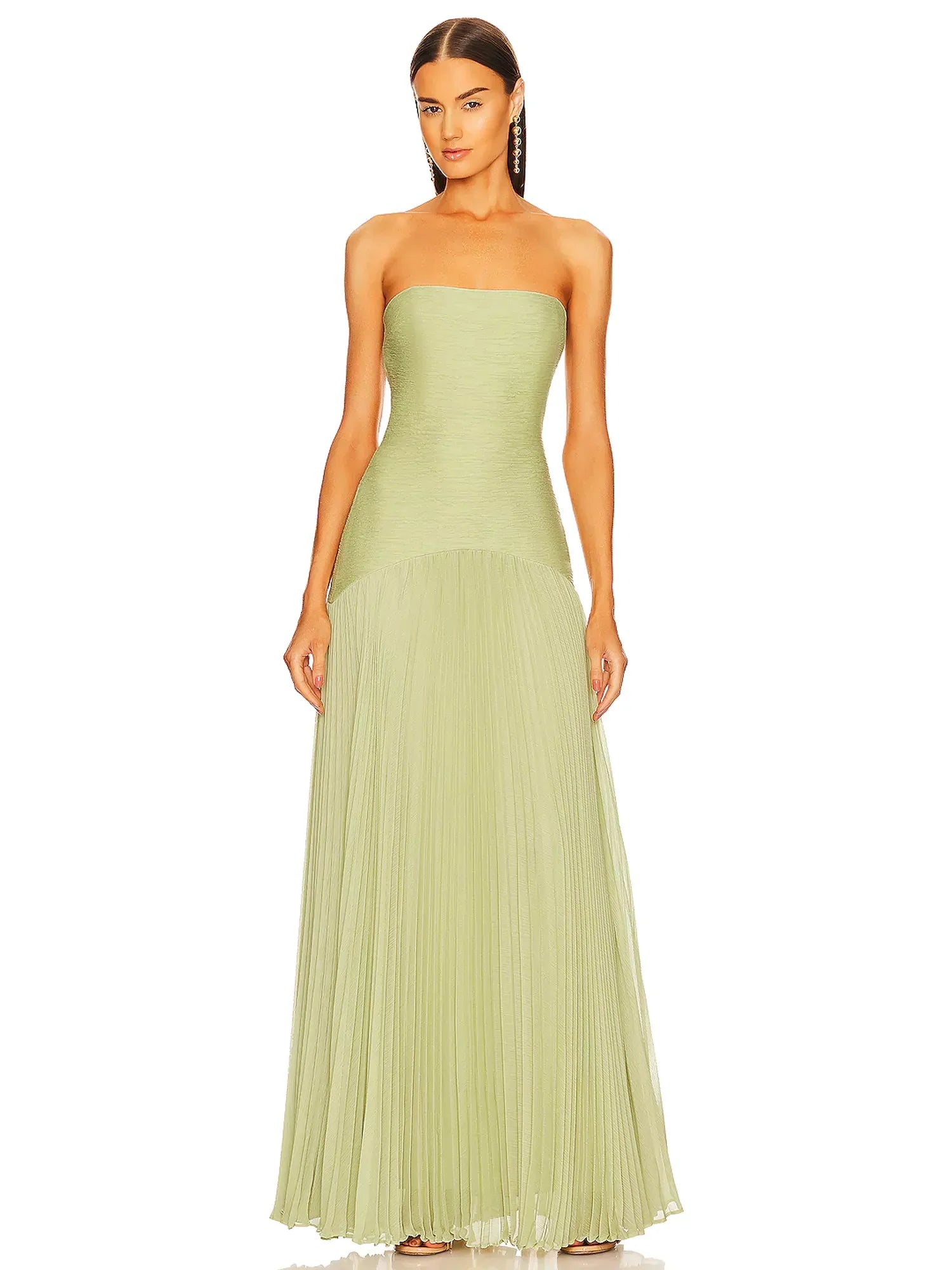 Verde Serenità Maxi Kleid
