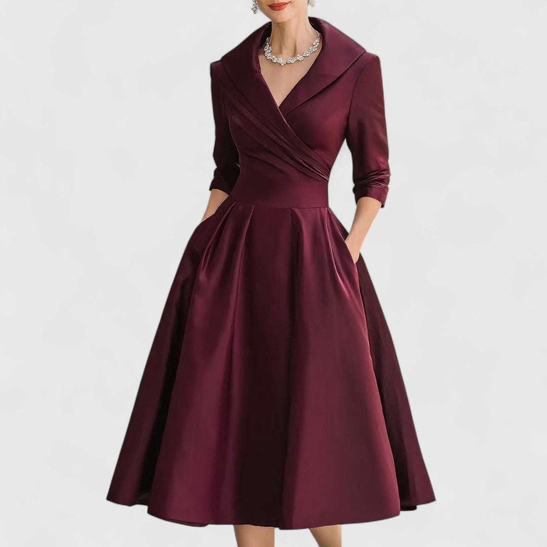 Vivienne | Elegantes Vintage Midi-Kleid