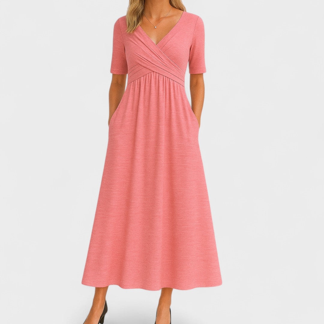 Milina – Elegantes Midi Kleid für jeden Anlass