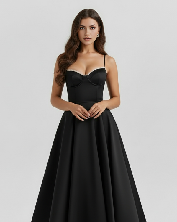SELARA – Sculpted Oberteil MIDI-KLEID