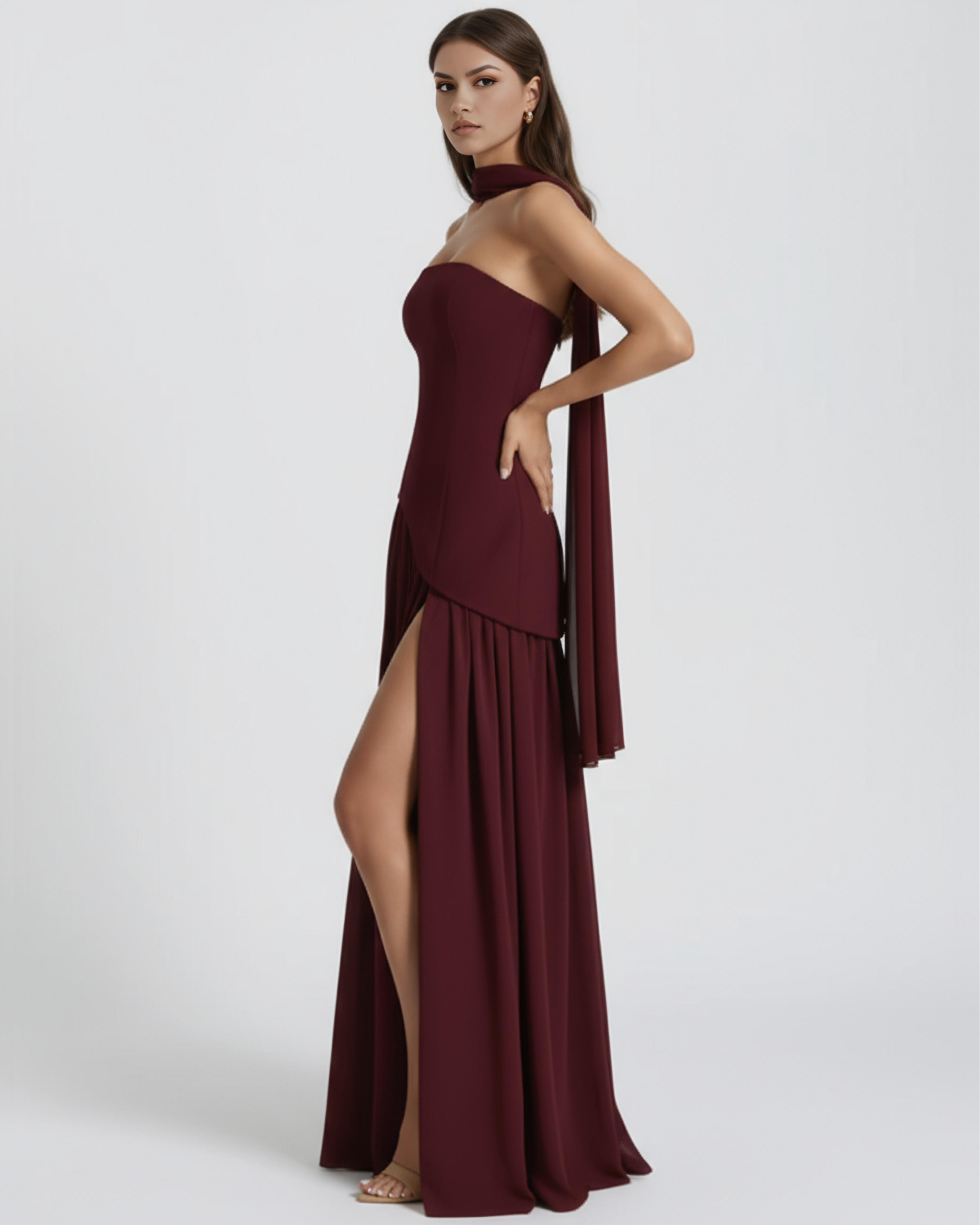 SERENIS – Sculpted Oberteil MAXI-KLEID