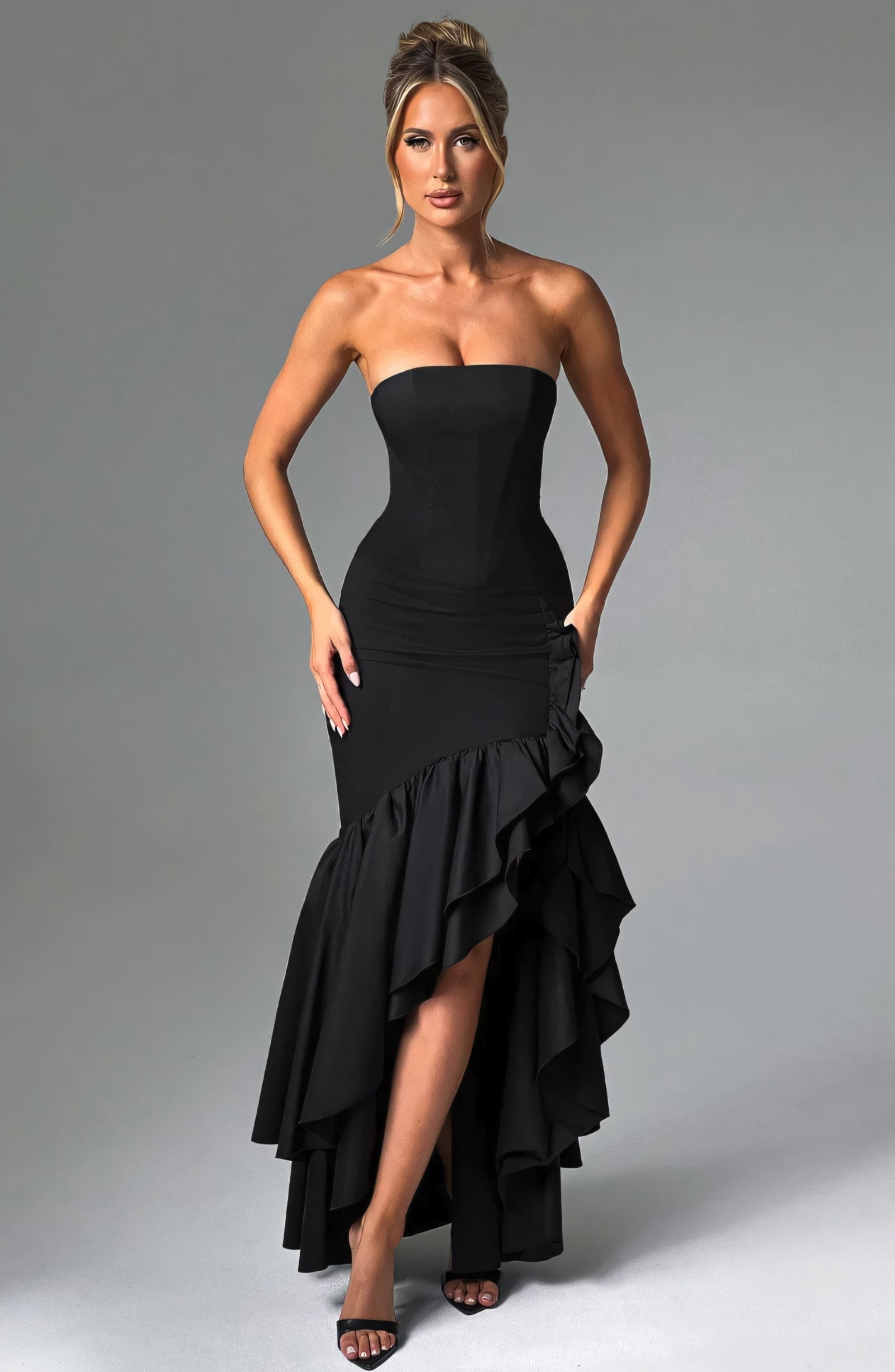 Valoria | Ruffle Maxi Dress