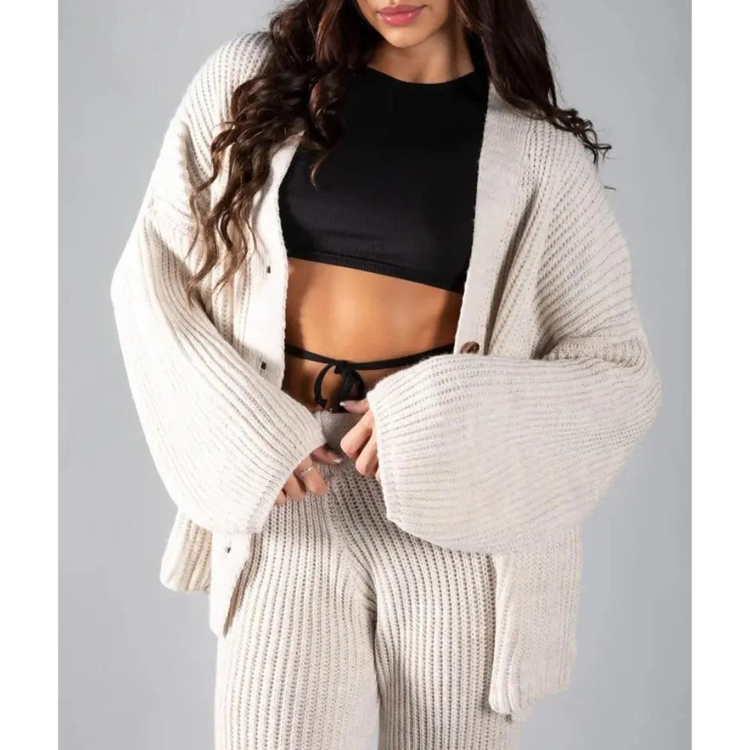 Aurelle | Effortless Knit Lounge Duo Set