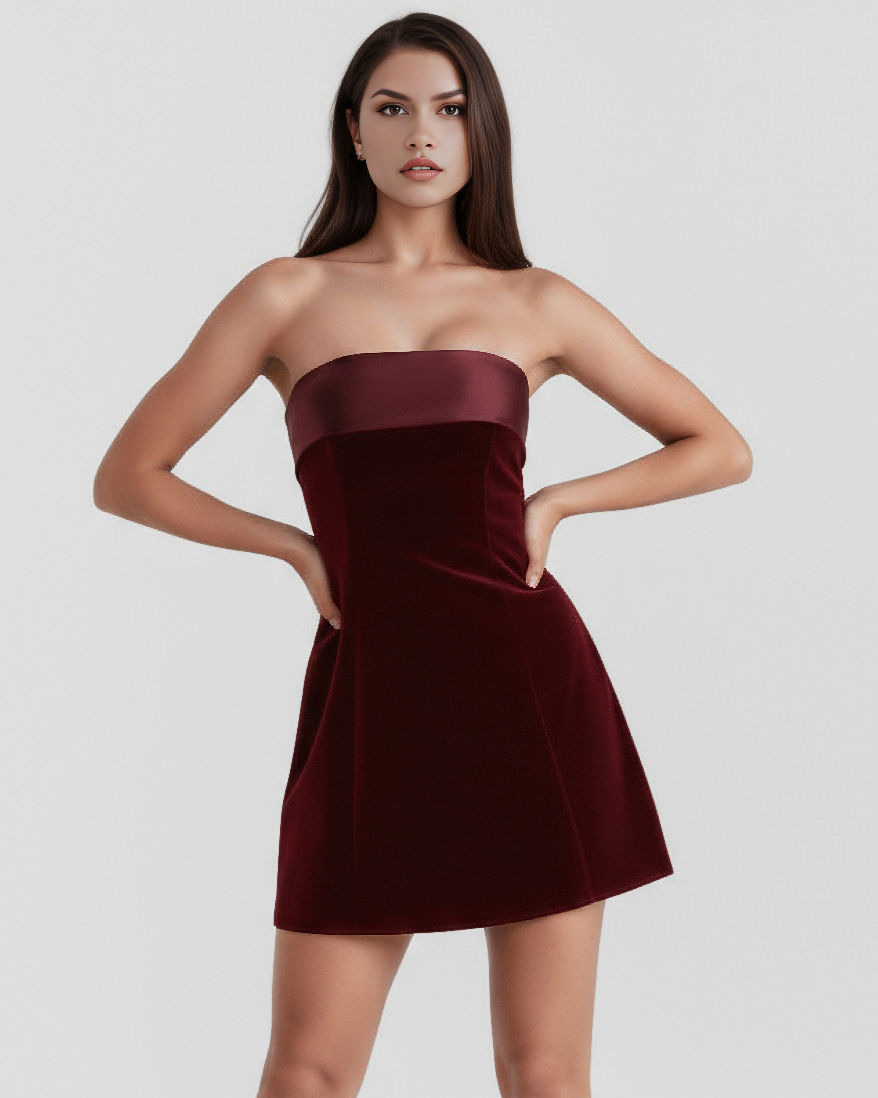 VALERA – MINIKLEID MIT FALTENDETAIL