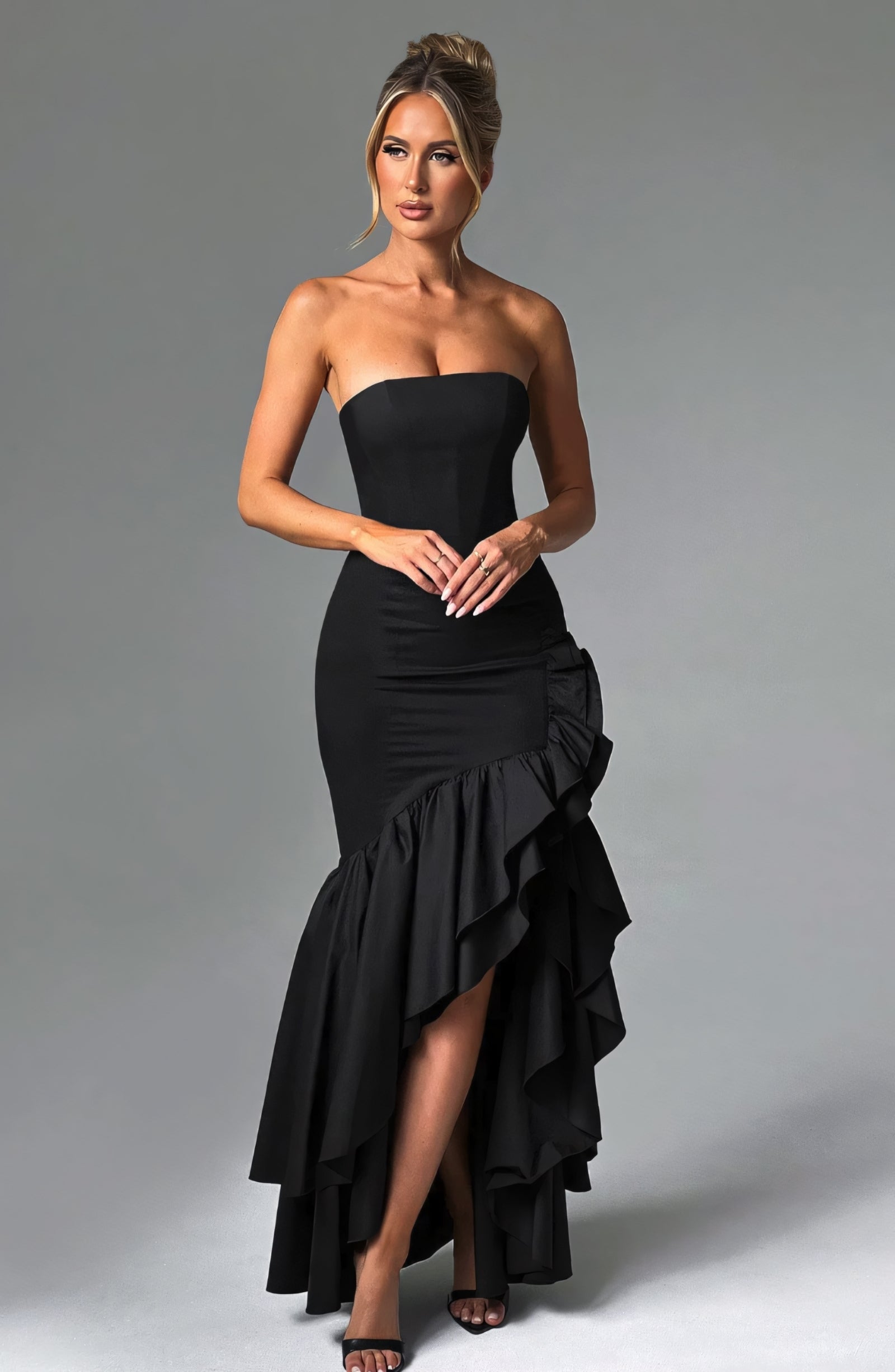 Valoria | Ruffle Maxi Dress