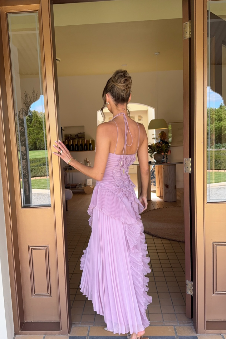 KIVRA | RUFFLE MAXI DRESS