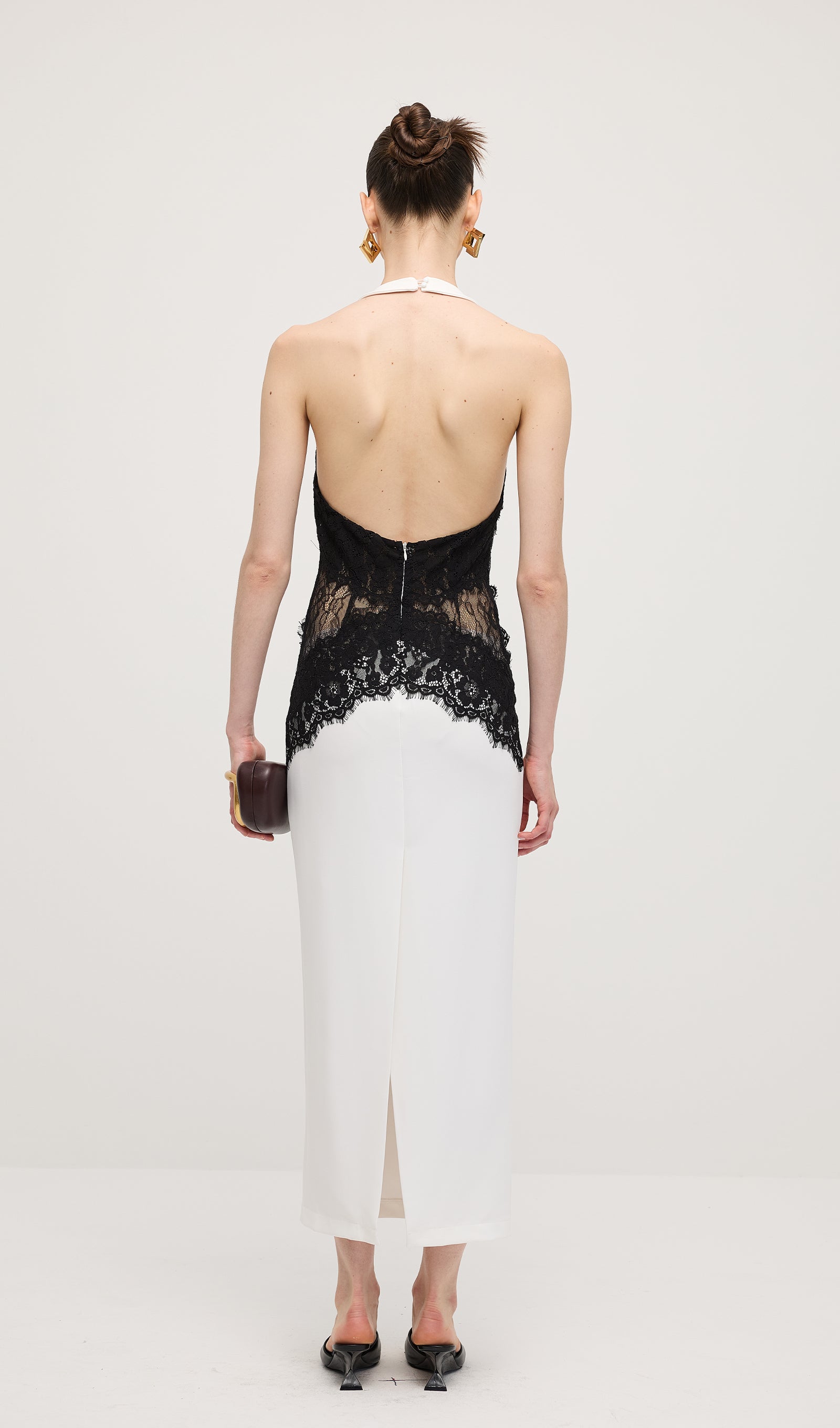 Noir Elegance Maxi Kleid