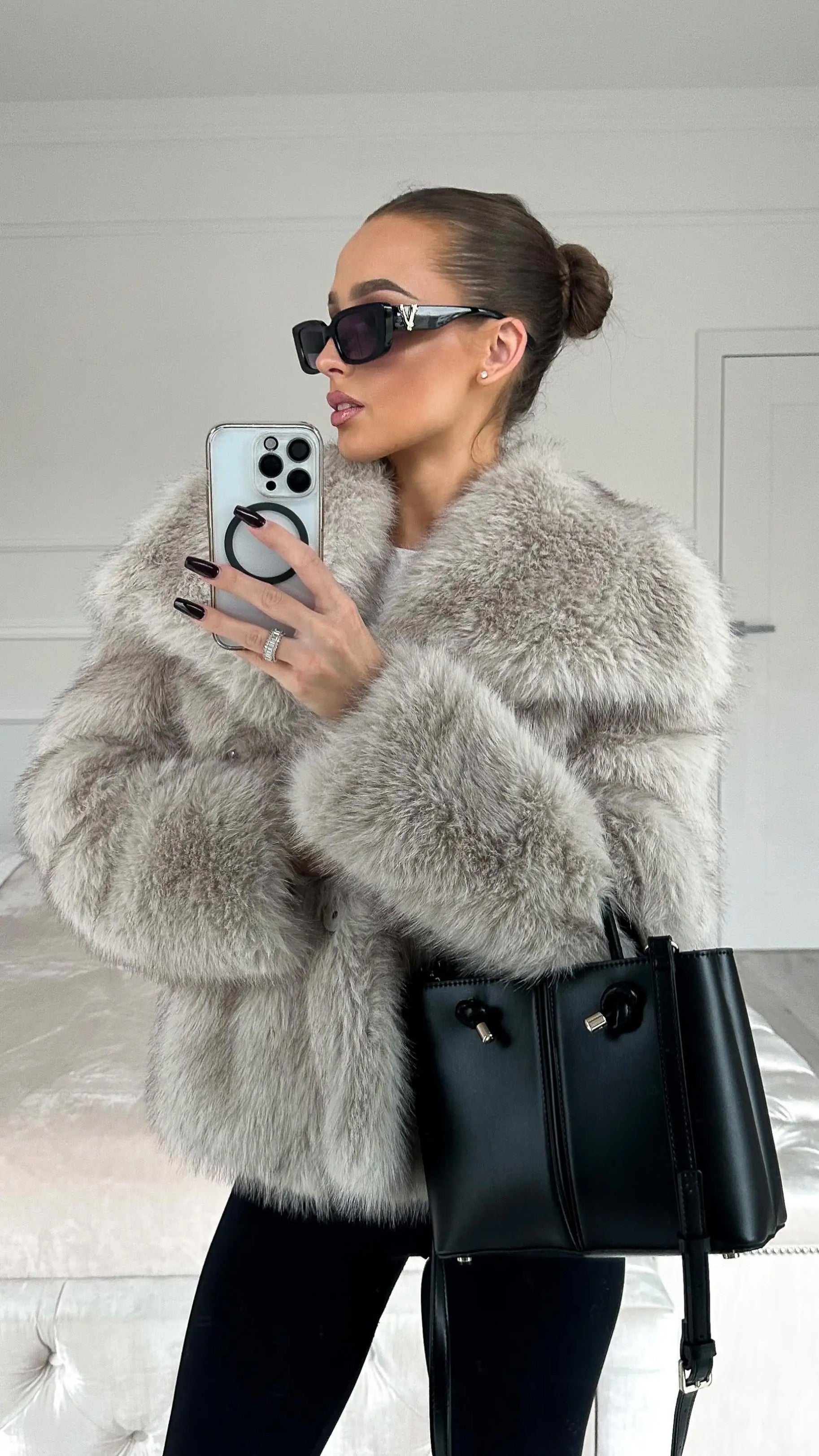 LUCENNE | Luxuriöse Kunstpelzjacke