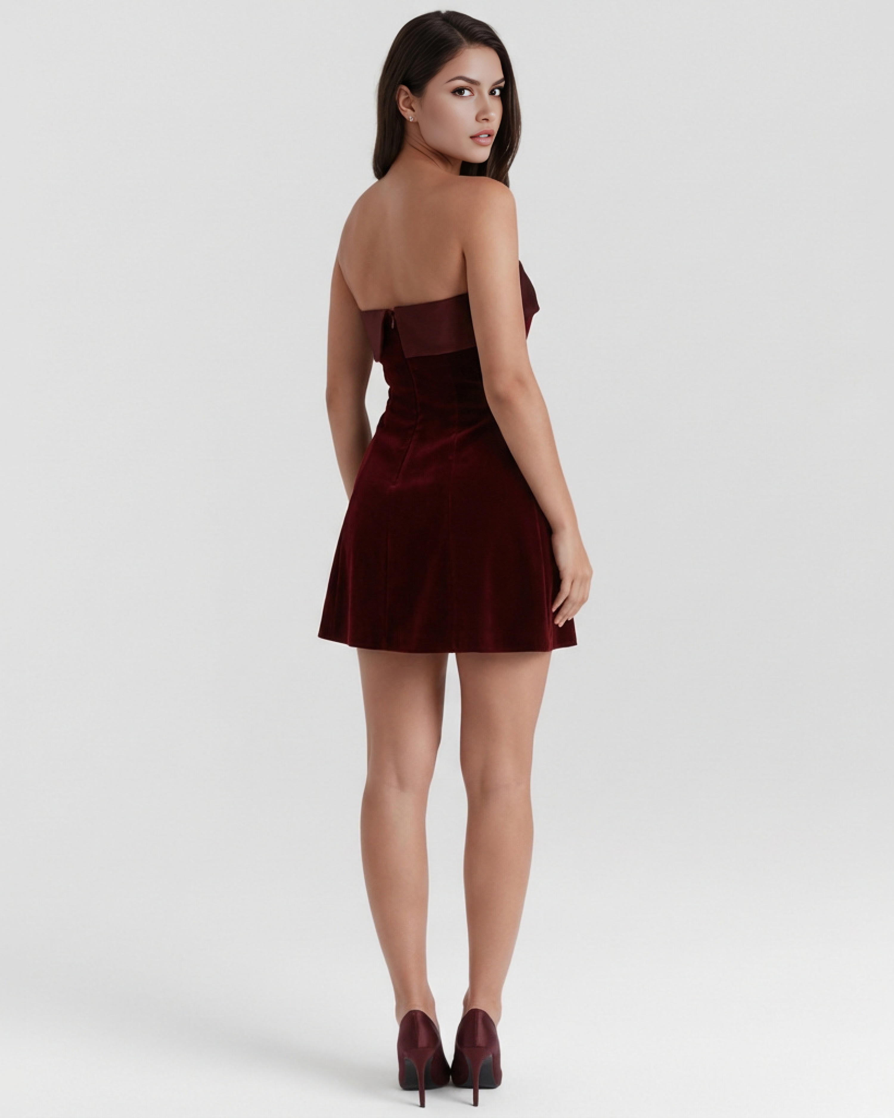 VALERA – MINIKLEID MIT FALTENDETAIL