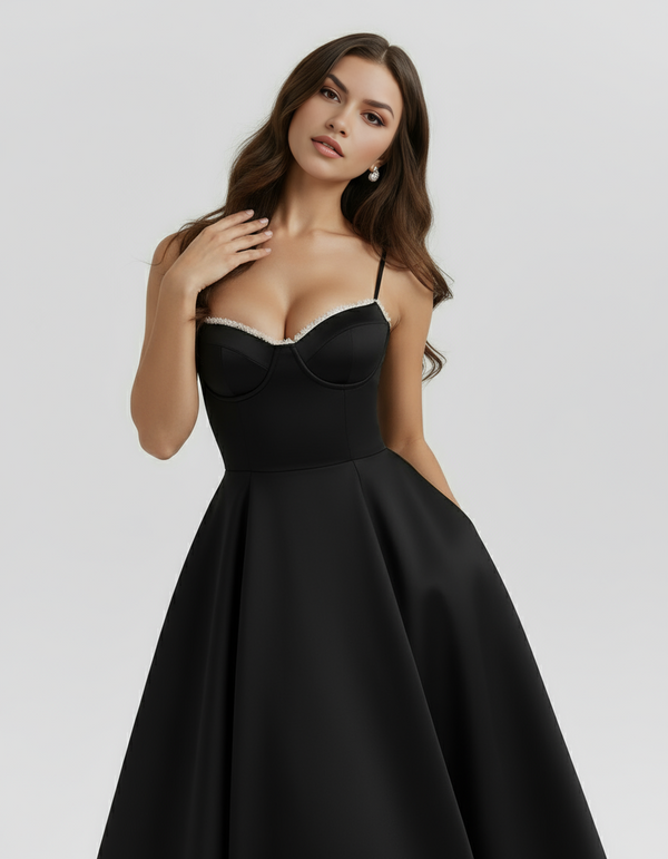 SELARA – Sculpted Oberteil MIDI-KLEID