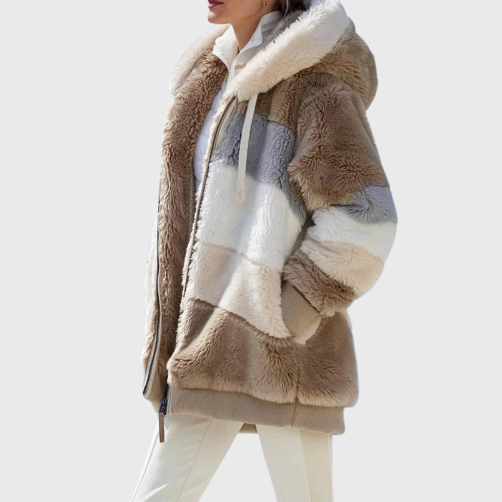 Aurelia | Ultra-warme Patchwork Winterjacke