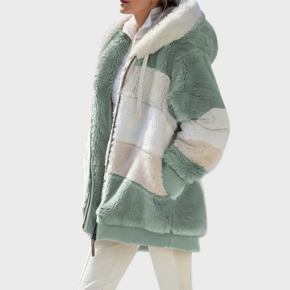 Aurelia | Ultra-warme Patchwork Winterjacke