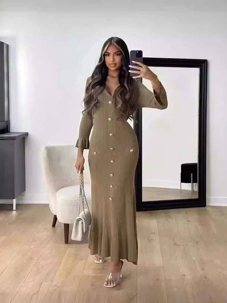 Zarelle | Elegantes Strick Bodycon Kleid