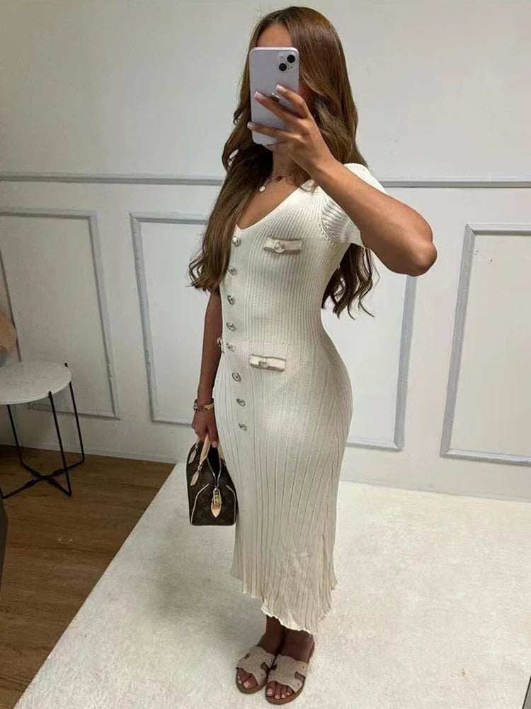 Zarelle | Elegantes Strick Bodycon Kleid