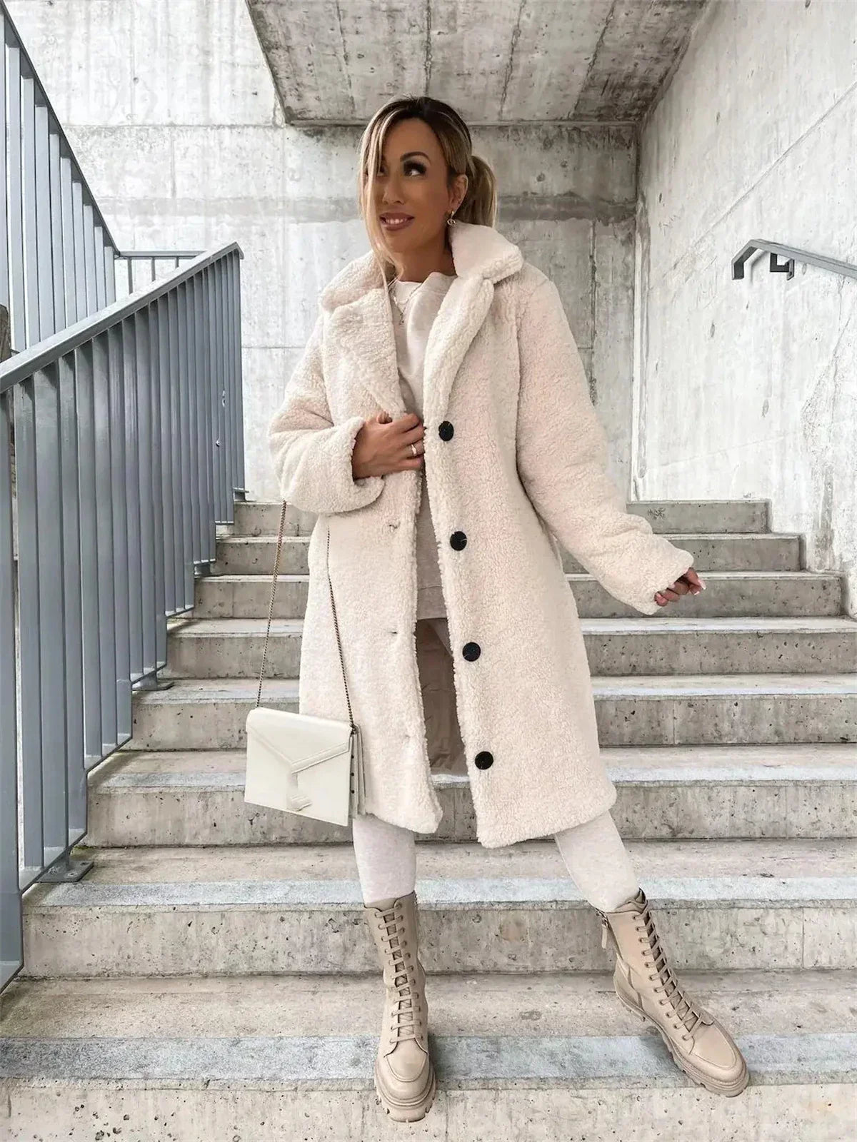 Elowen | Classic Teddy Long Coat
