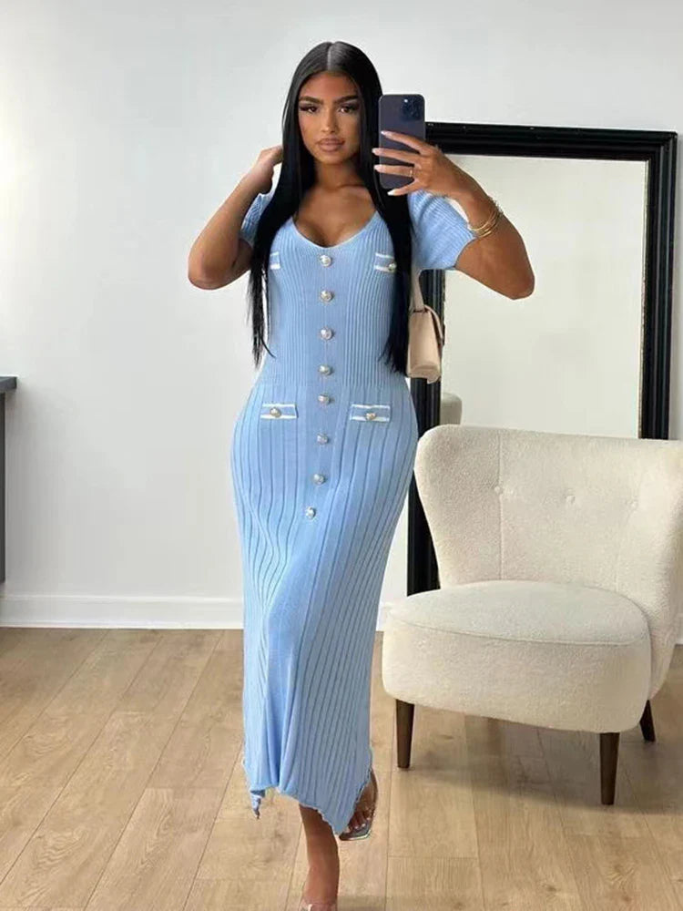Zarelle | Elegantes Strick Bodycon Kleid