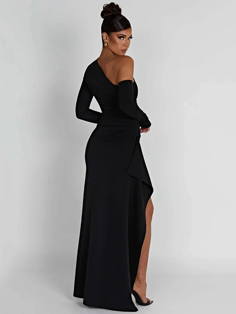 Cerenya | Asymmetrisches Eleganz Maxikleid