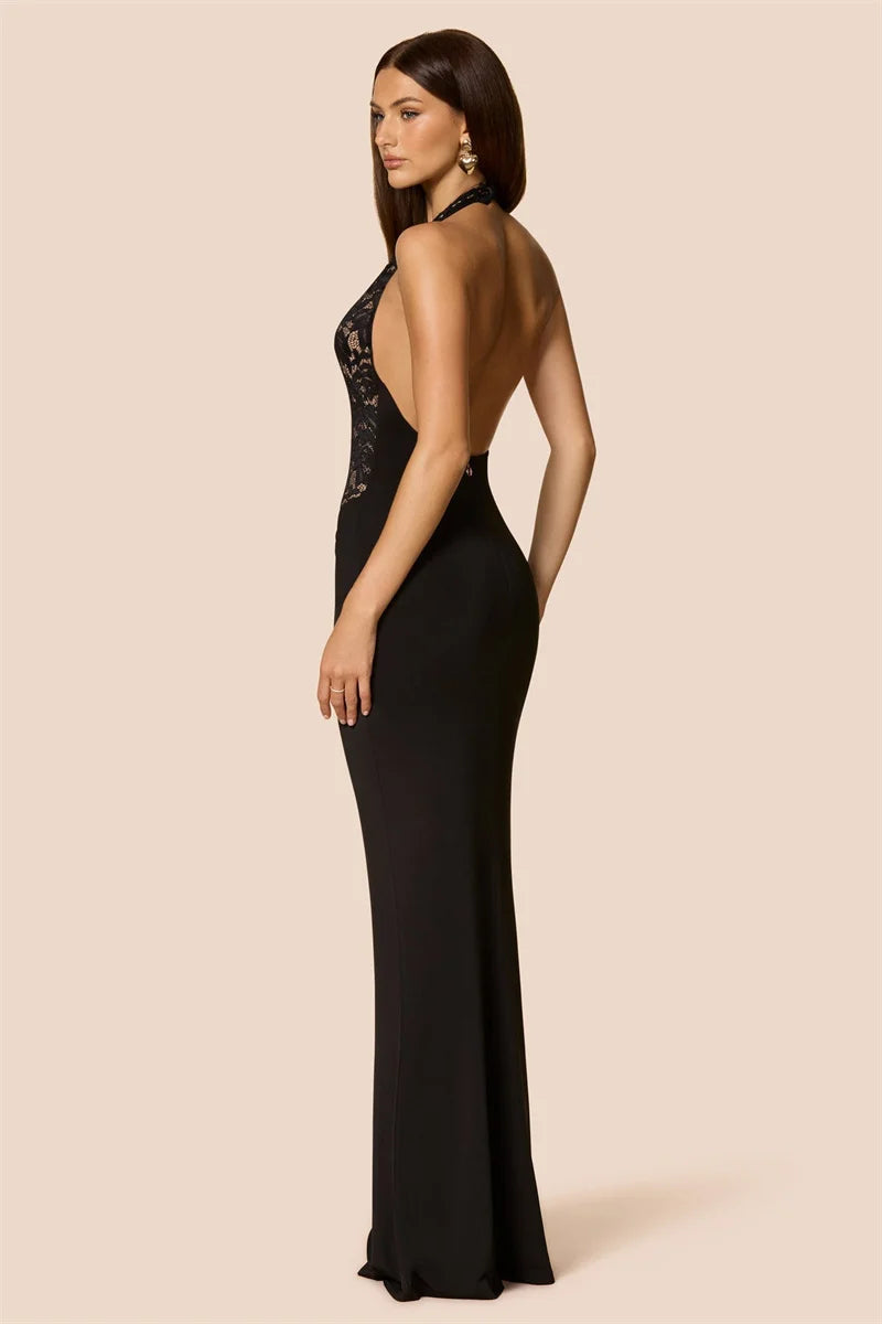 Mirielle | Lace Elegance Maxi Dress