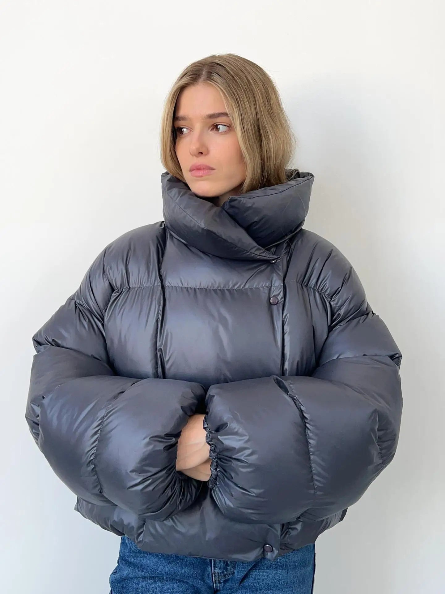 Lunaris | Übergroße, geschichtete Pufferjacke