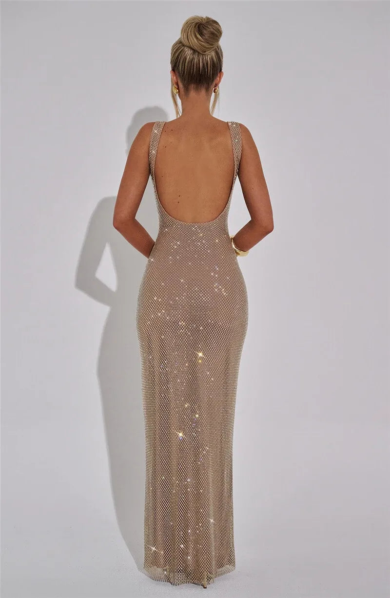 SELENE STARLIGHT MAXI-KLEID