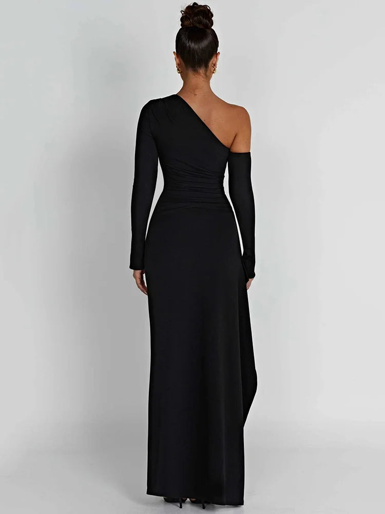 Cerenya | Asymmetrisches Eleganz Maxikleid