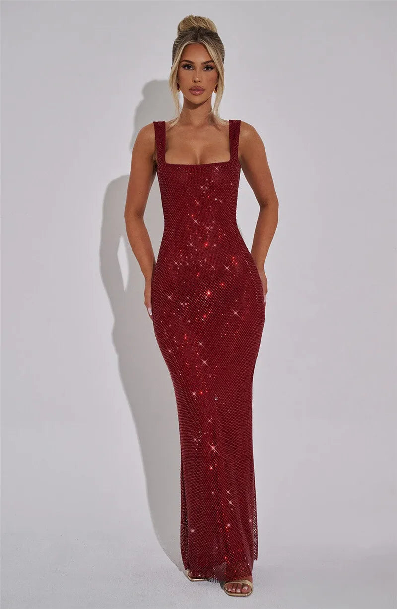 SELENE STARLIGHT MAXI-KLEID