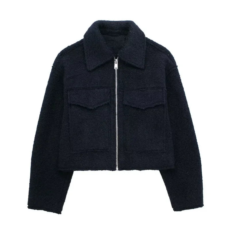 Mirisse | Chic Tweed Cropped Jacket