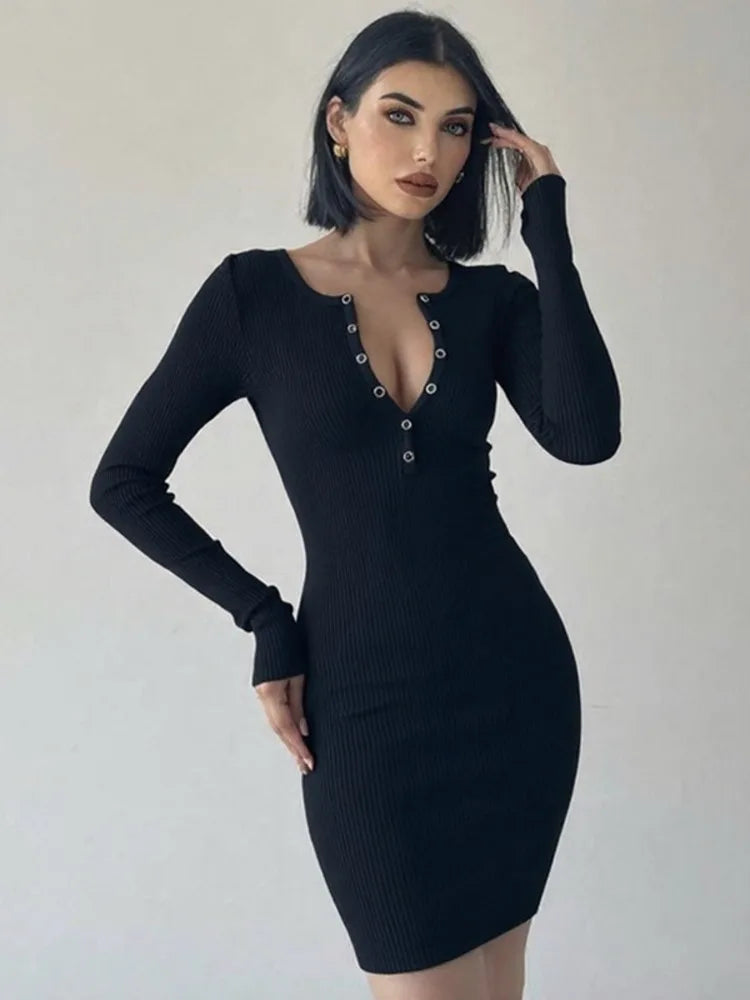 Thalindra | Strick Schickes Mini Kleid