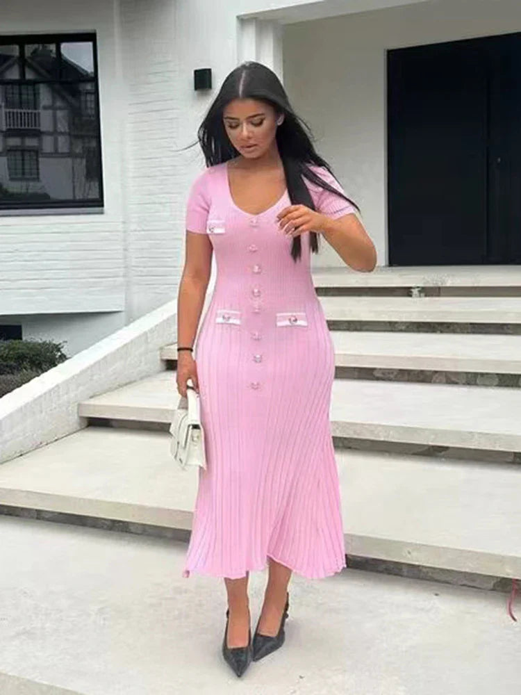 Zarelle | Elegantes Strick Bodycon Kleid