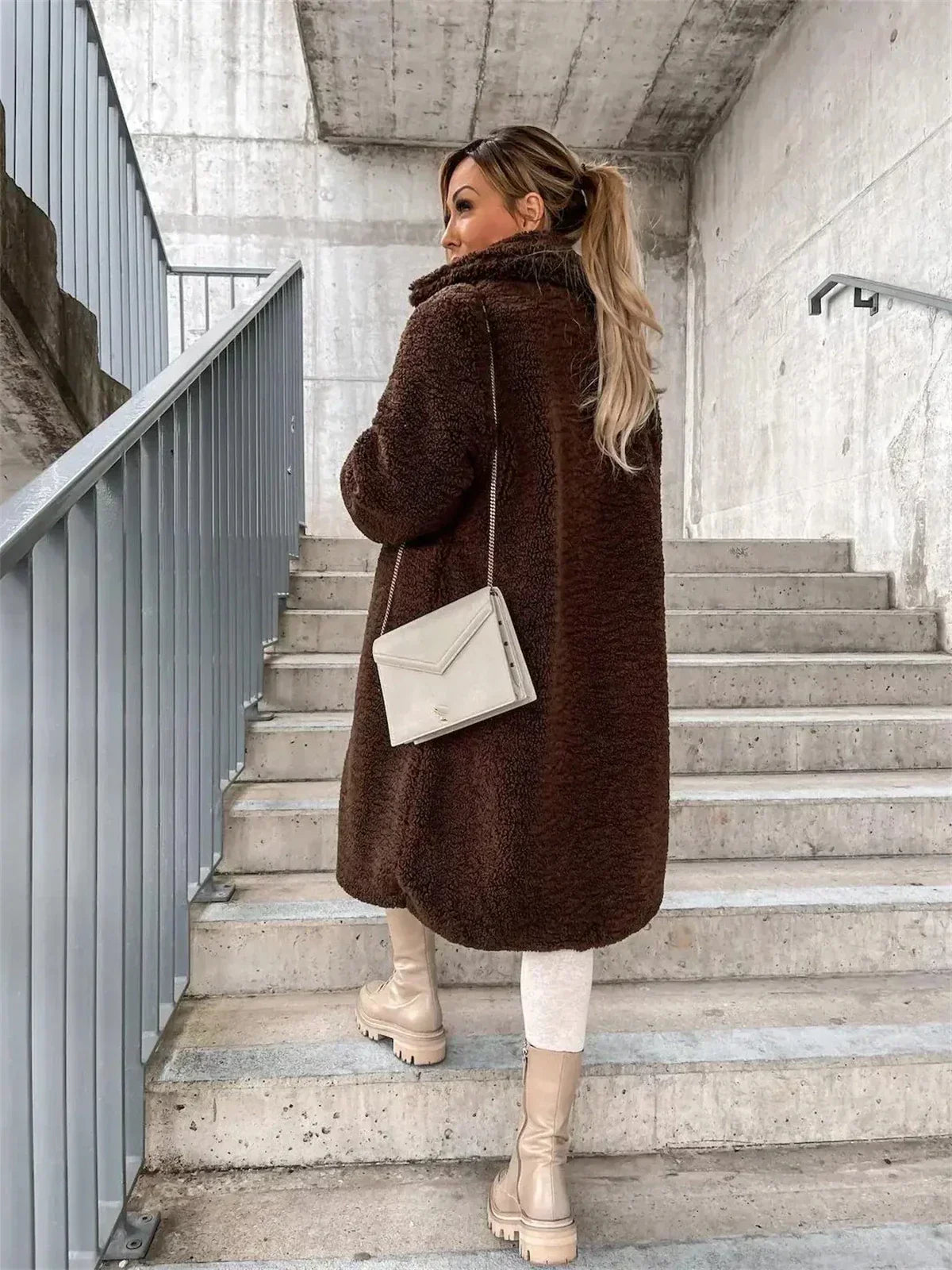 Elowen | Classic Teddy Long Coat
