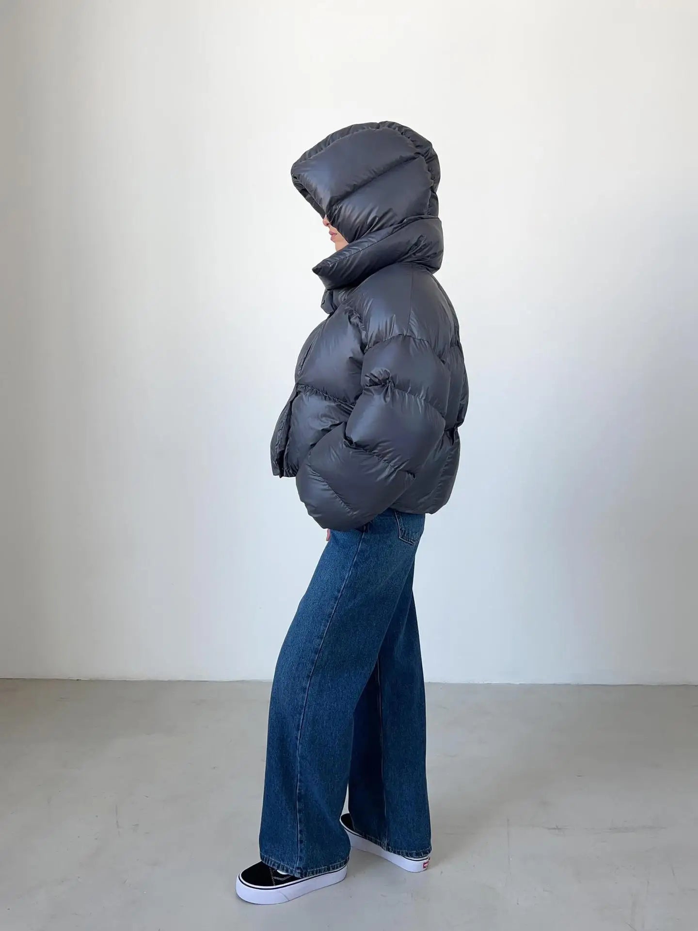 Lunaris | Übergroße, geschichtete Pufferjacke