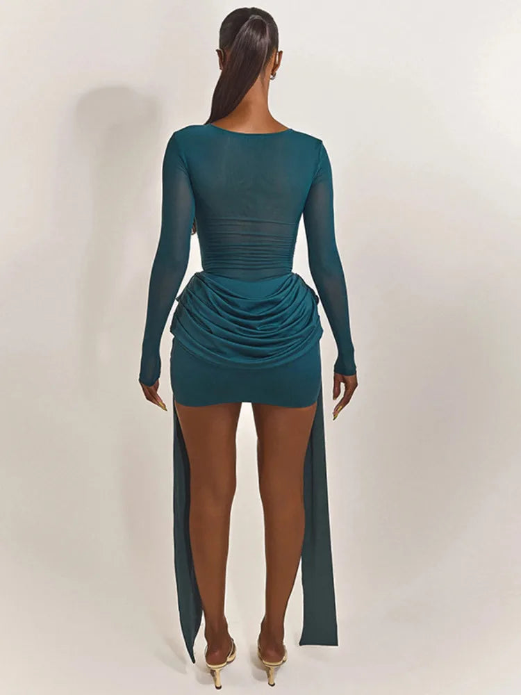 Seliora | Durchsichtige Eleganz Mini-Kleid