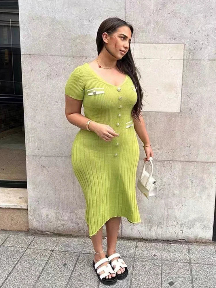 Zarelle | Elegantes Strick Bodycon Kleid