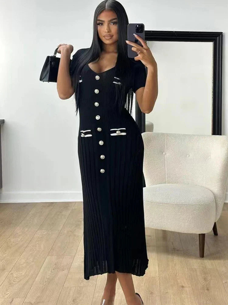 Zarelle | Elegantes Strick Bodycon Kleid