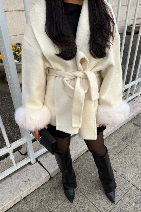 Ella | Belted Winter Wool Coat