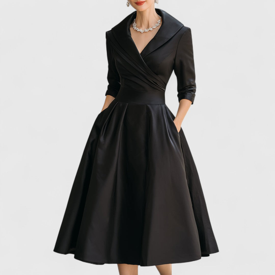Vivienne | Elegantes Vintage Midi-Kleid