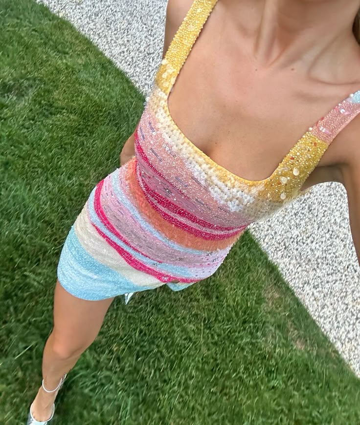 Solara Pailletten Kleid – Kühn, Farbintensiv & Unglaublich Weich