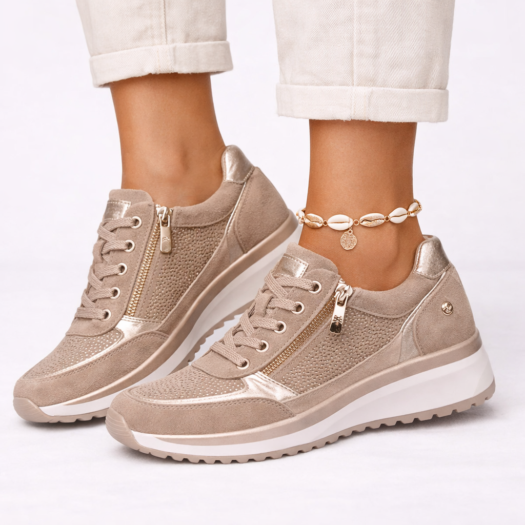 Damen Orthopädische Sneakers – Unterstützender Sitz, Alltagskomfort