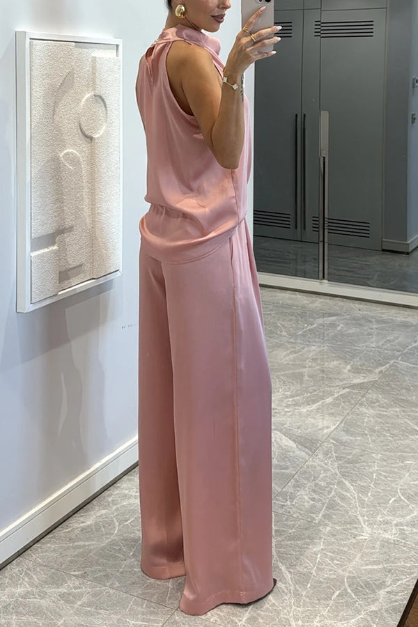 Satin Anmut Zweiteiler Set