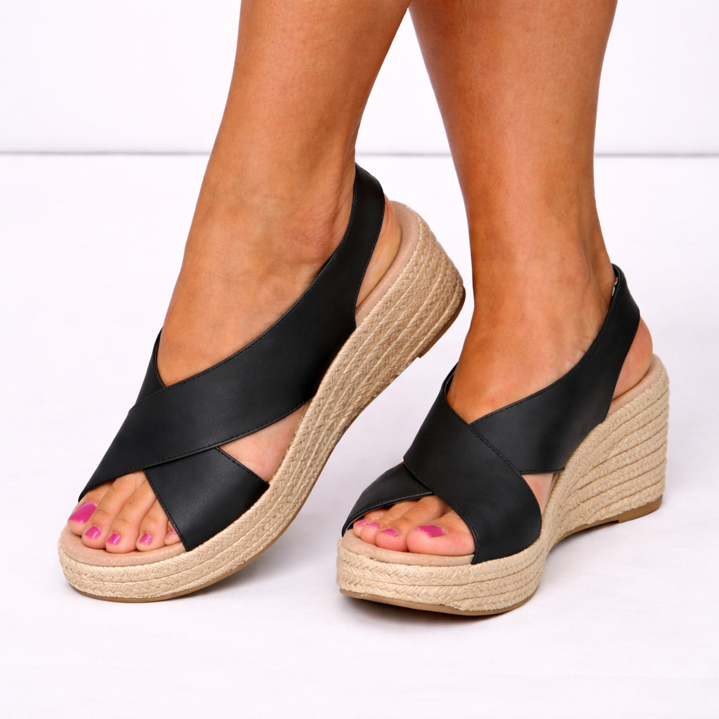 Damen Orthopädische Espadrillesandalen