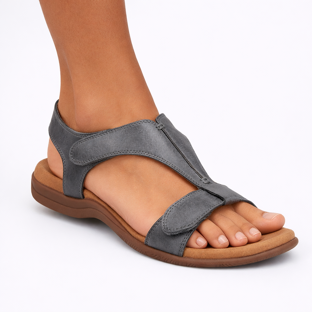 Damen Orthopädische Sandalen – Verstellbare Riemen, Gepolsterte Unterstützung