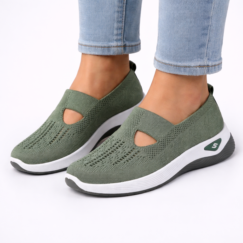 Damen Orthopädische Slip-On Schuhe - Unterstützender Sitz, Alltagskomfort
