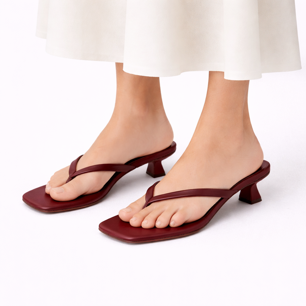 Damen Sommerschuhe mit orthopädischen Absätzen — Ganztägiger Komfort